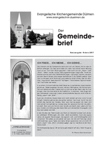 Deckblatt Gemeindebrief Ostern 2017