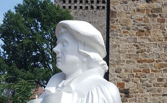 Kopf der Lutherstatue