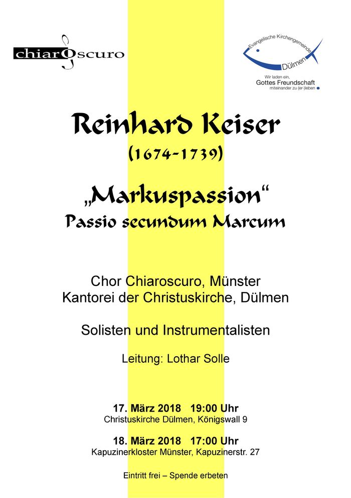 Plakat: Markuspassion